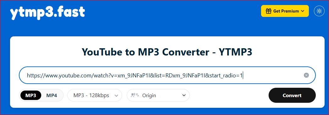 paste youtube link into youtube mp3 converter